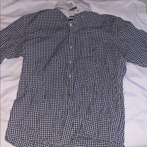 Square flannel men’s button up